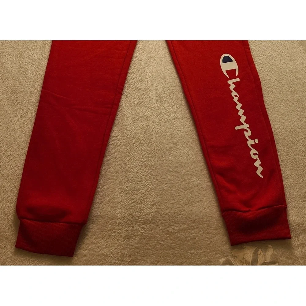 Champion Boys Signature Fleece Jogger Lychee Red Large 14/16 Elastic Waist NWT